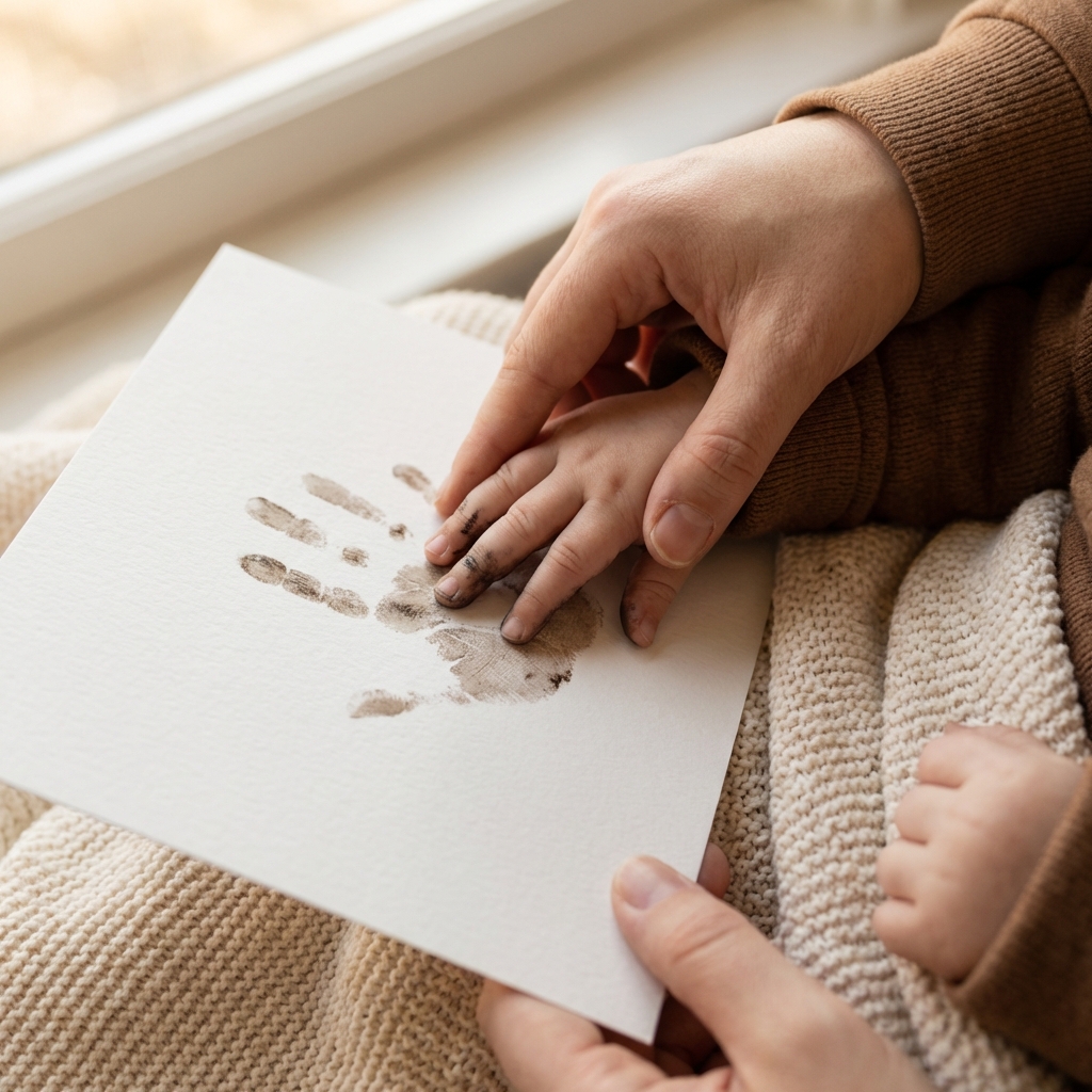 季節の手形アート